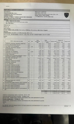 Peugeot Rifter cena 76800 przebieg: 168000, rok produkcji 2020 z Jelcz-Laskowice małe 92